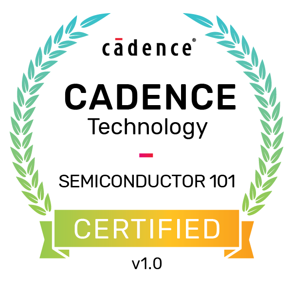 Cadence Semiconductor 101 badge