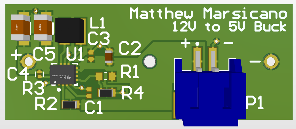 Buck Convertor PCB