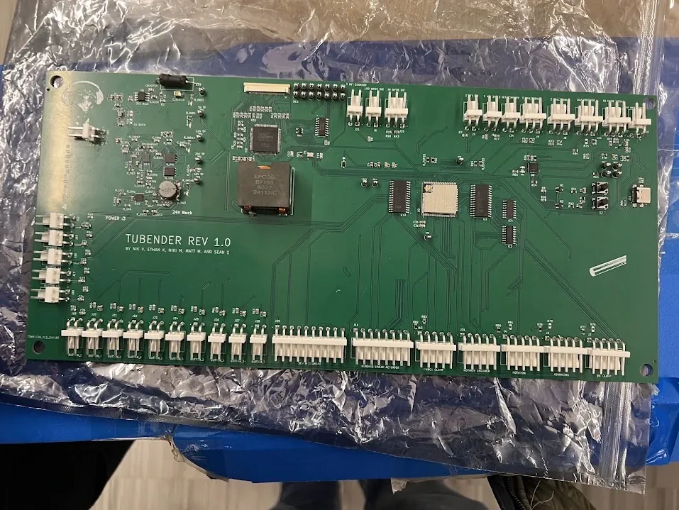 Assembled Tubender Rev 1.0 main board